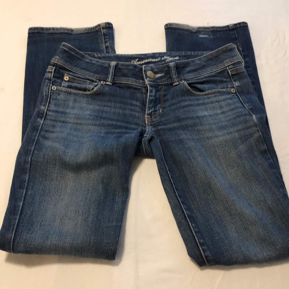 American Eagle Denim Stretch Slim Boot 6 Long